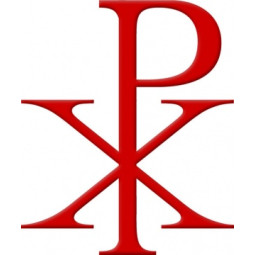 Dåbsmonogram til alterlys...